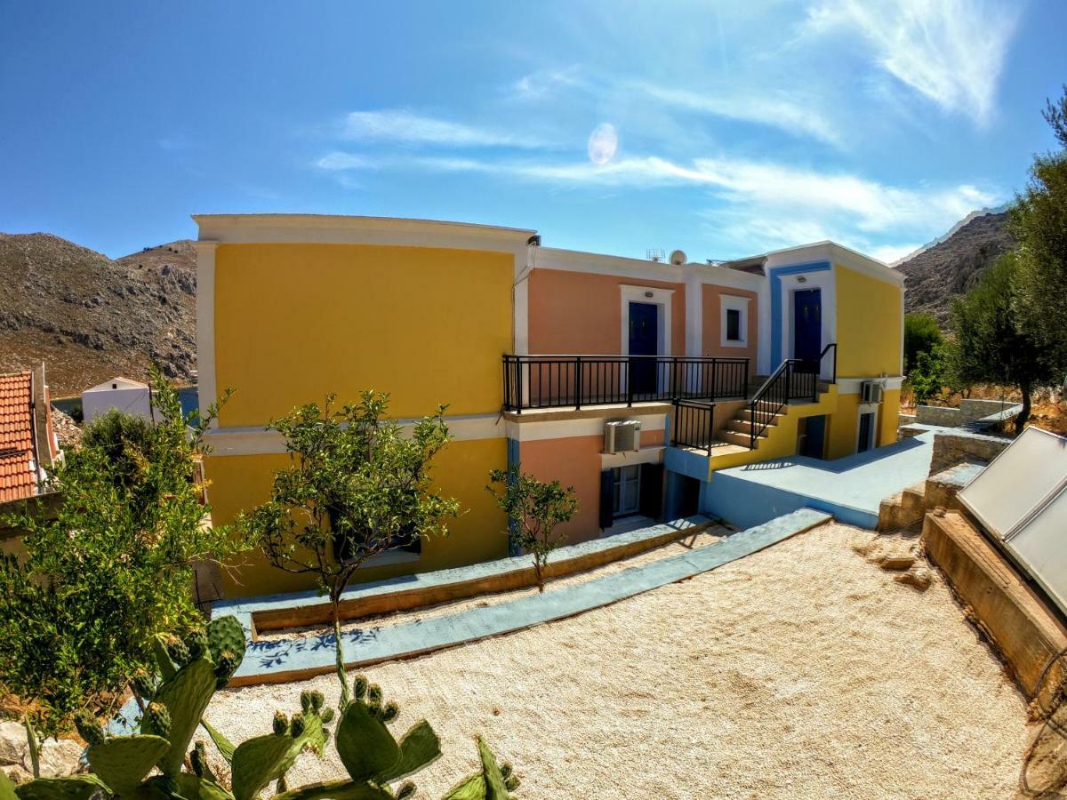 Irene Double Apartment Katoi Symi Exteriör bild