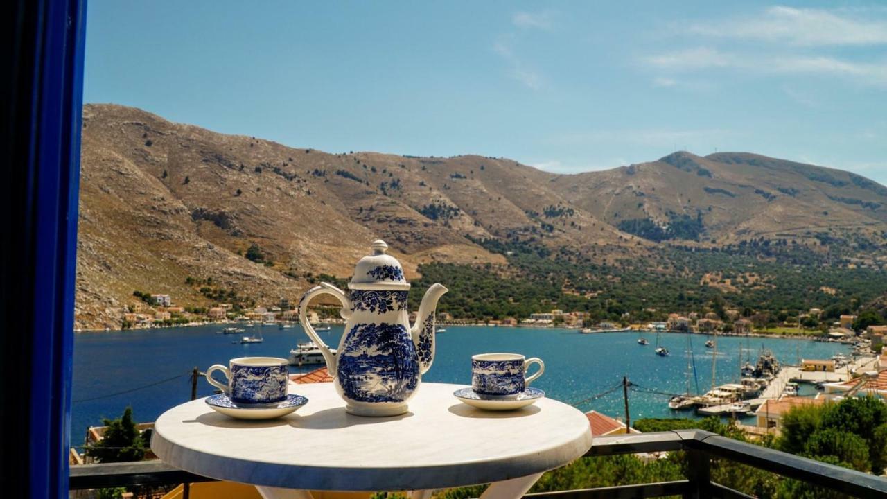 Irene Double Apartment Katoi Symi Exteriör bild