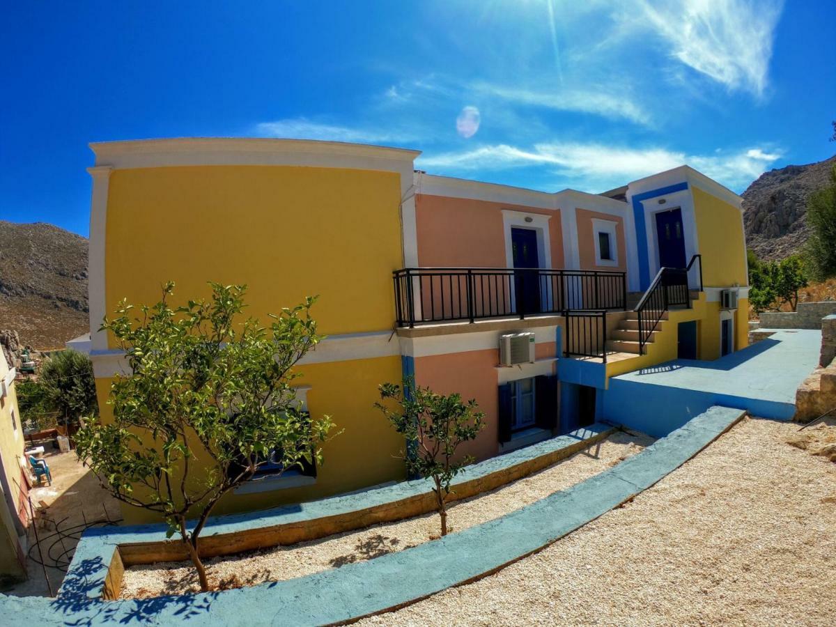Irene Double Apartment Katoi Symi Exteriör bild