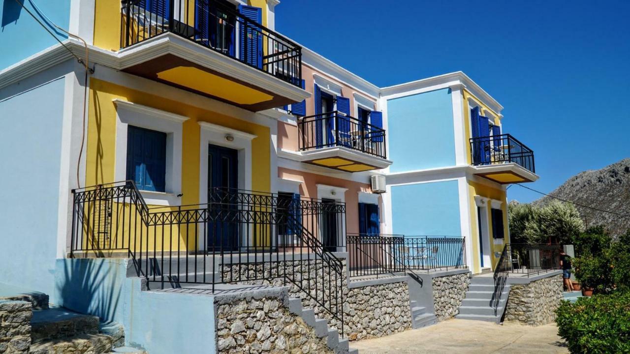 Irene Double Apartment Katoi Symi Exteriör bild
