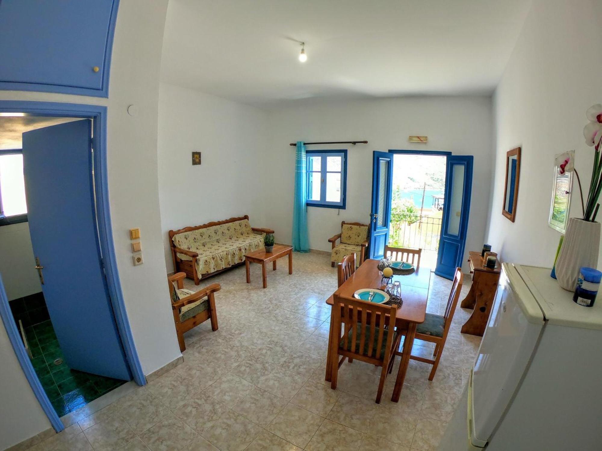 Irene Double Apartment Katoi Symi Exteriör bild