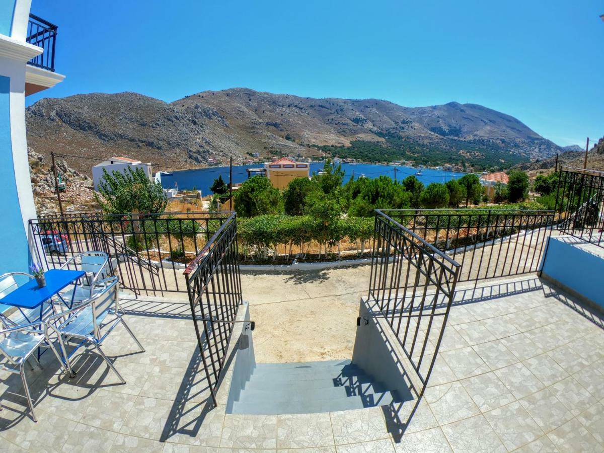 Irene Double Apartment Katoi Symi Exteriör bild