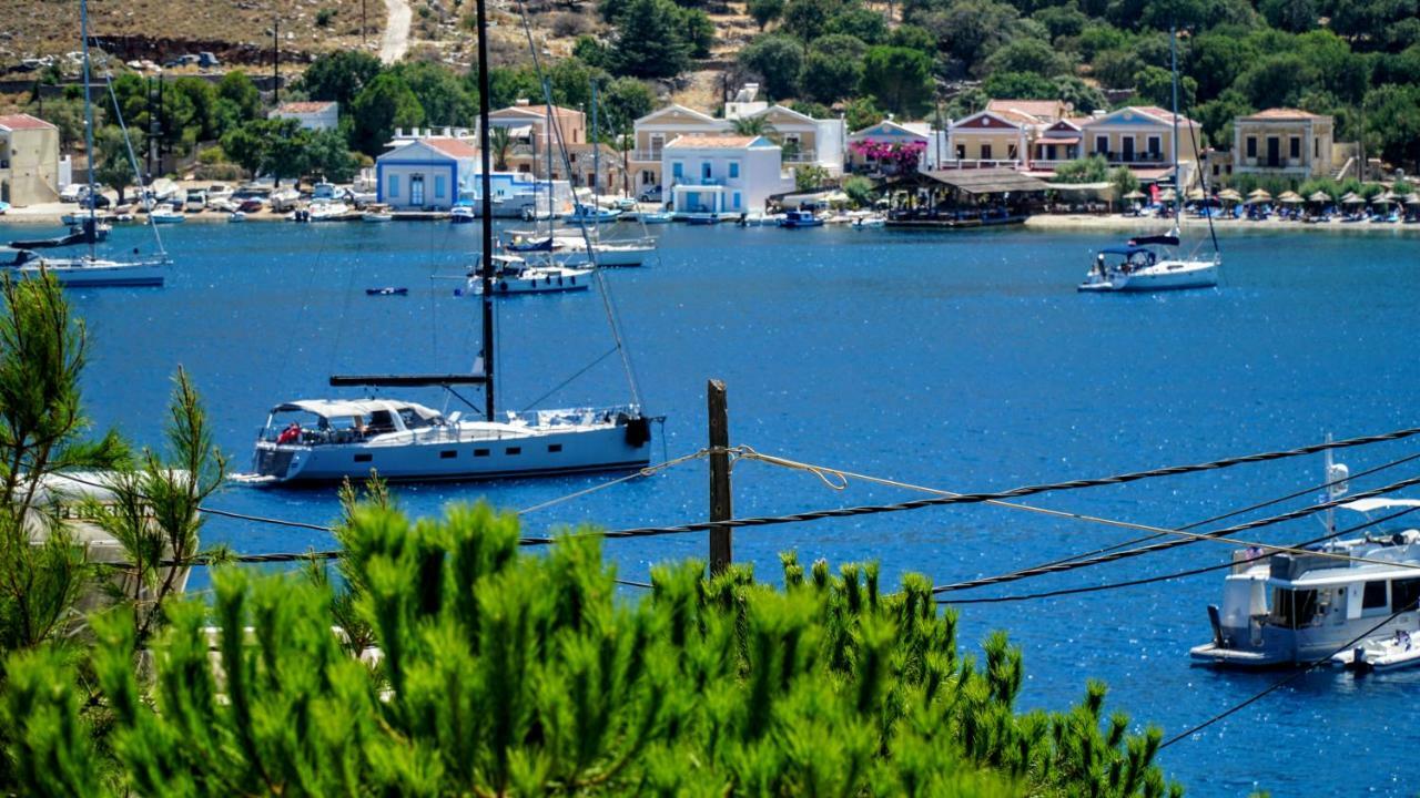 Irene Double Apartment Katoi Symi Exteriör bild