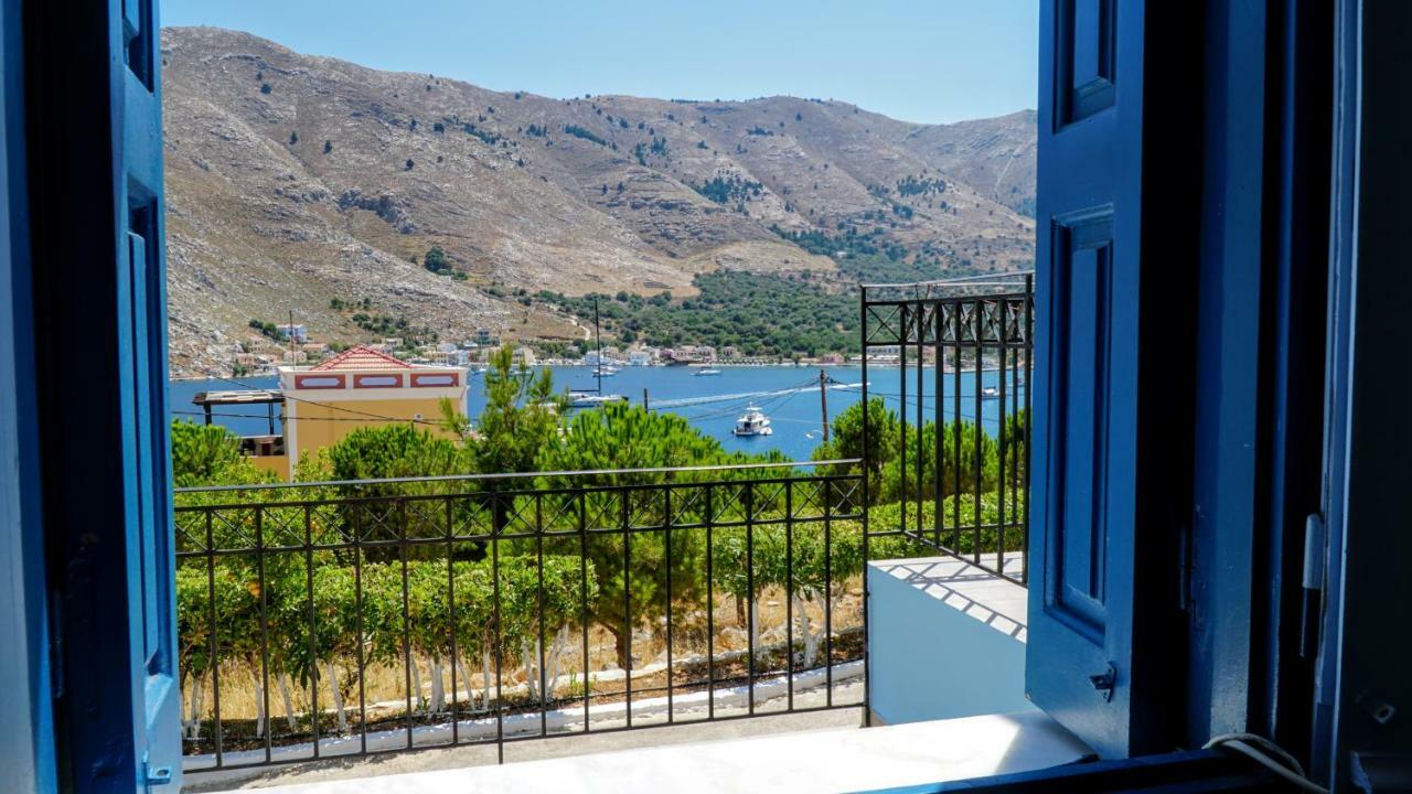 Irene Double Apartment Katoi Symi Exteriör bild